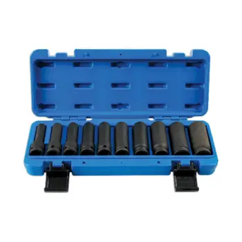 Deep Impact Socket Set 1/2"D (10pc)