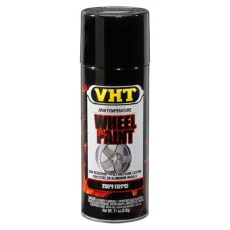 High Temperature Wheel Paint Gloss Black Coat (312g)