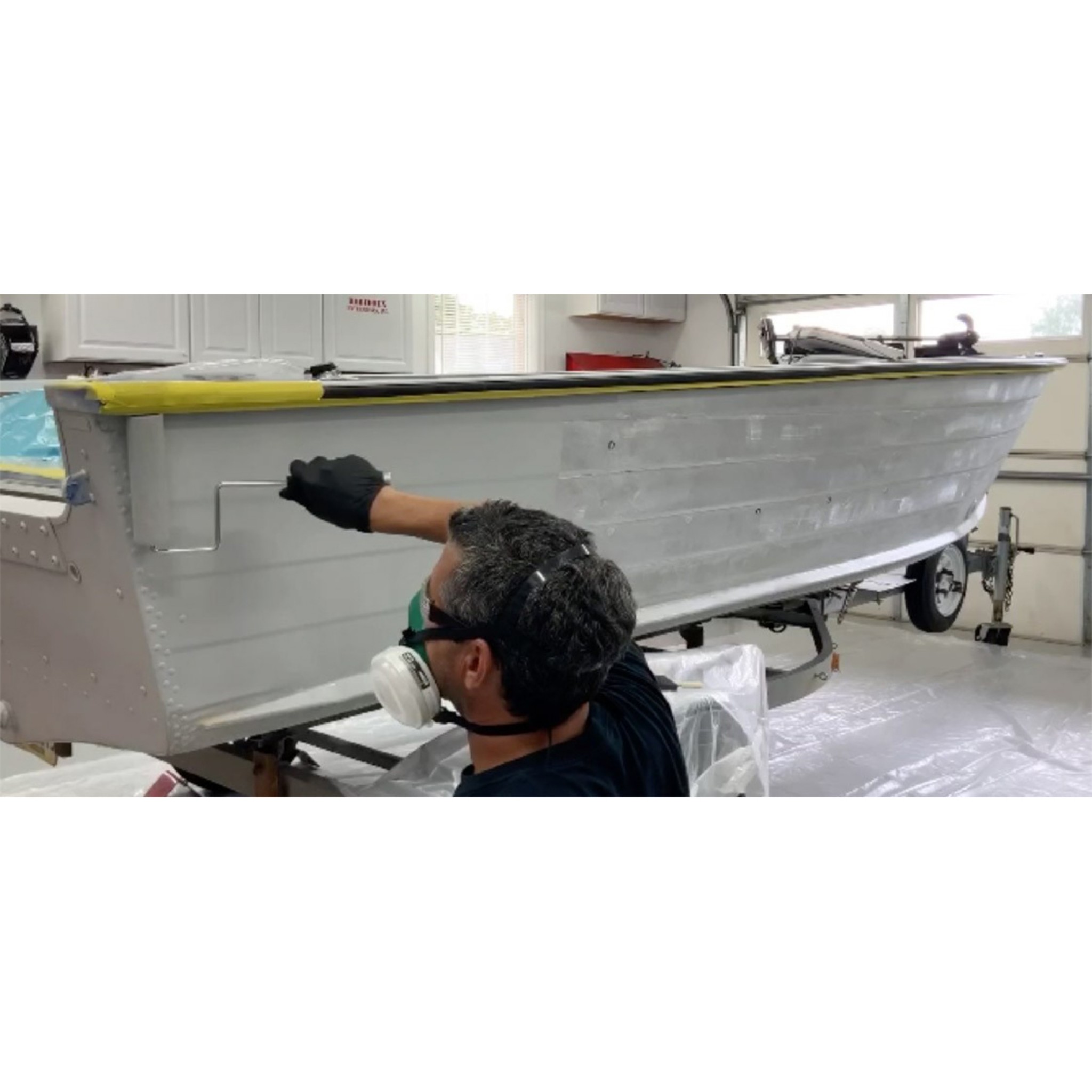 Eastwood OptiFlow Epoxy Primer Gallon RollOn Paint Frost Auto