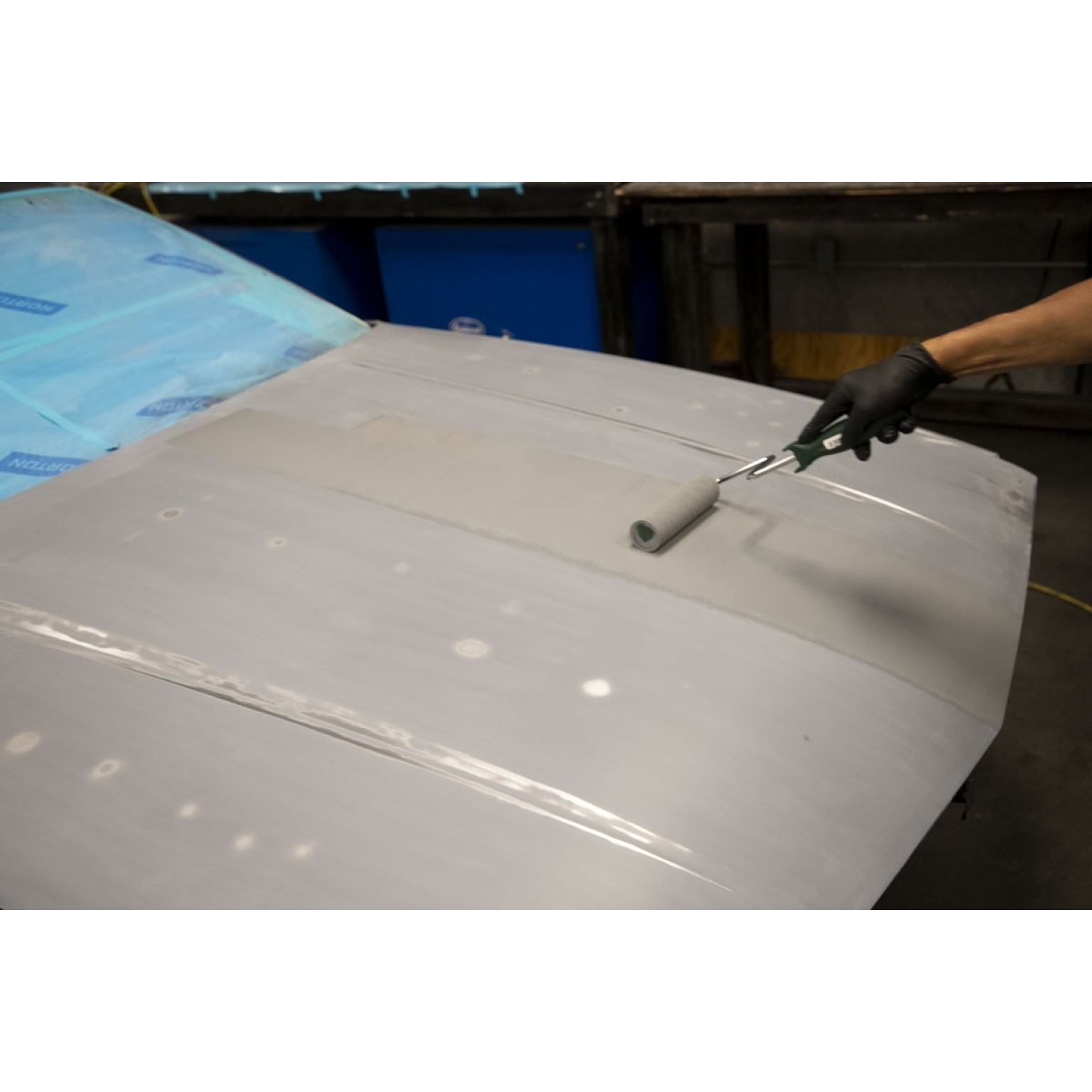 Eastwood OptiFlow Urethane Primer Gallon RollOn Paint Grey Frost