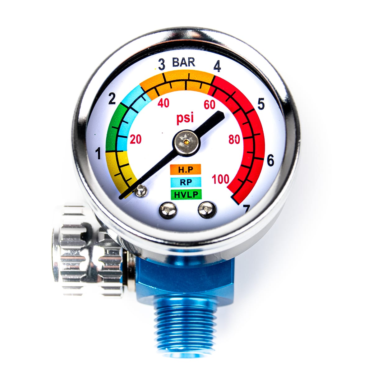 AZ3 HTES IMPACT Chrome Spray Gun 1.6mm Frost Auto Restoration Techniques