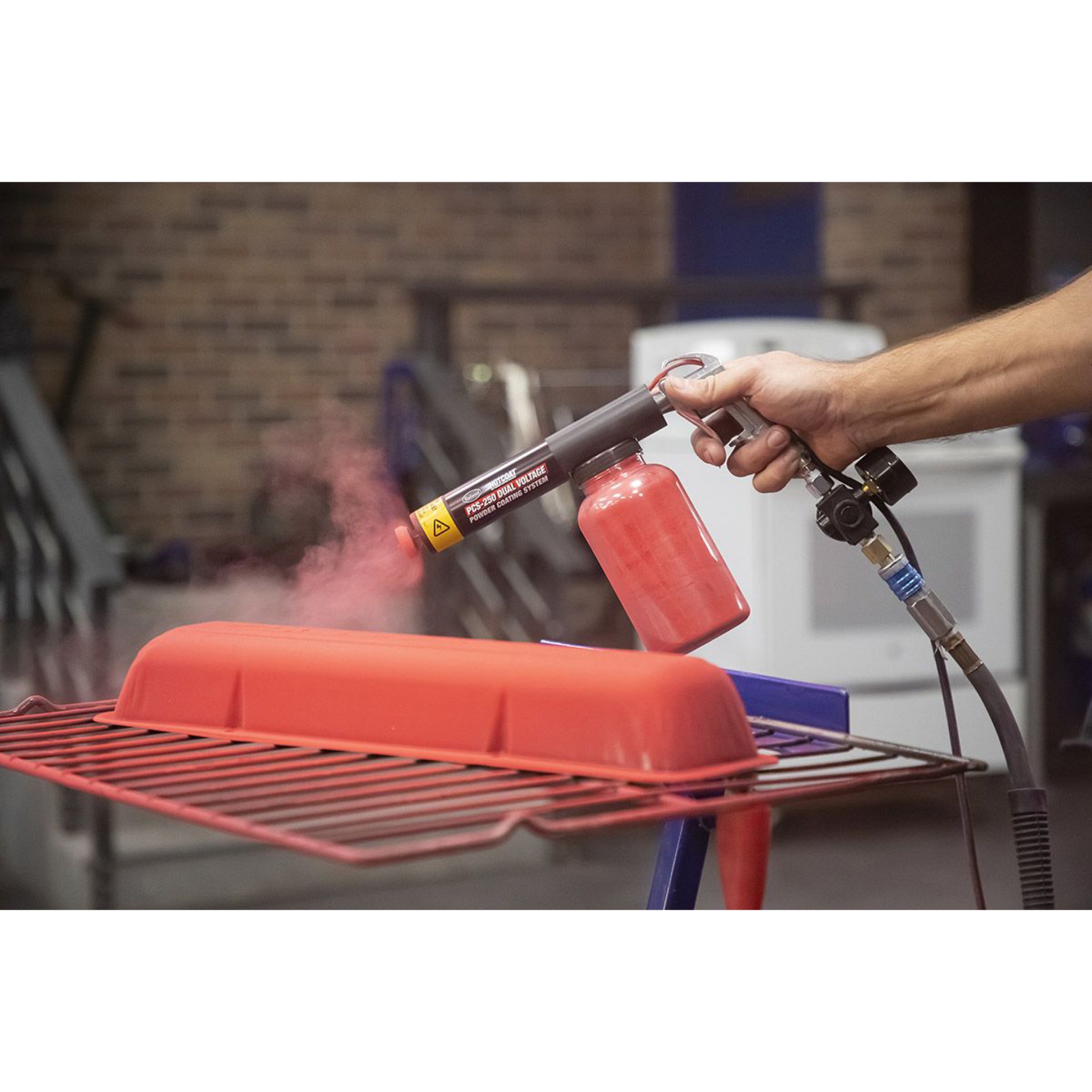 Eastwood PCS250 Dual Voltage Powder Coating Gun Frost Auto