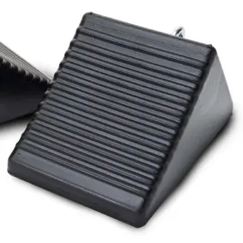 2 Piece Rubber Wheel Chock Set - Image 3