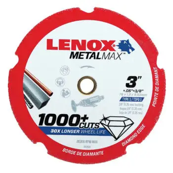 Lenox 3" x .05" 3/8 Arbor Diamond Type 1 Cut Off Wheel