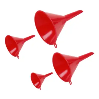 4pc Economy Fixed Spout Small Funnel Set