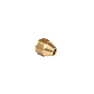 Brass Pipe Fittings M10 x 1mm Female 3/16" (Pack of 10)