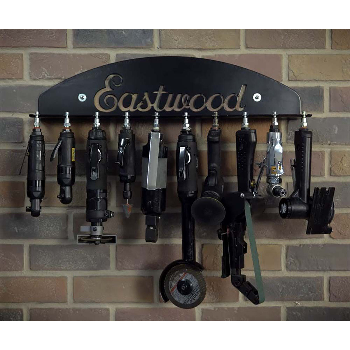Eastwood Air Tool Storage Rack Pneumatic Tool Holder Frost Auto