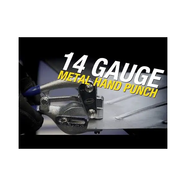 14 gauge metal hand punch video thumbnail