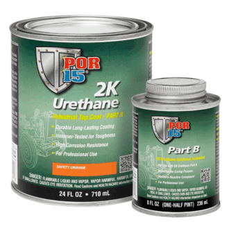 2K Urethane ORANGE - Two Component Coating (aka Hardnose) (US Quart, 946ml)