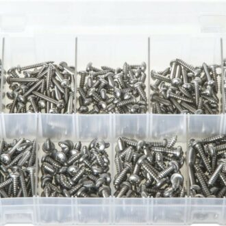Assortment Box of Stainless Steel Self-Tapping Screws Pan Head - Pozi