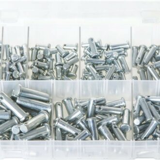200 Pieces - Clevis Pin Assortment - 8 x Imperial Sizes
