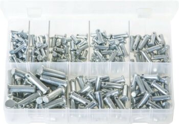 200 Pieces - Clevis Pin Assortment - 8 x Imperial Sizes
