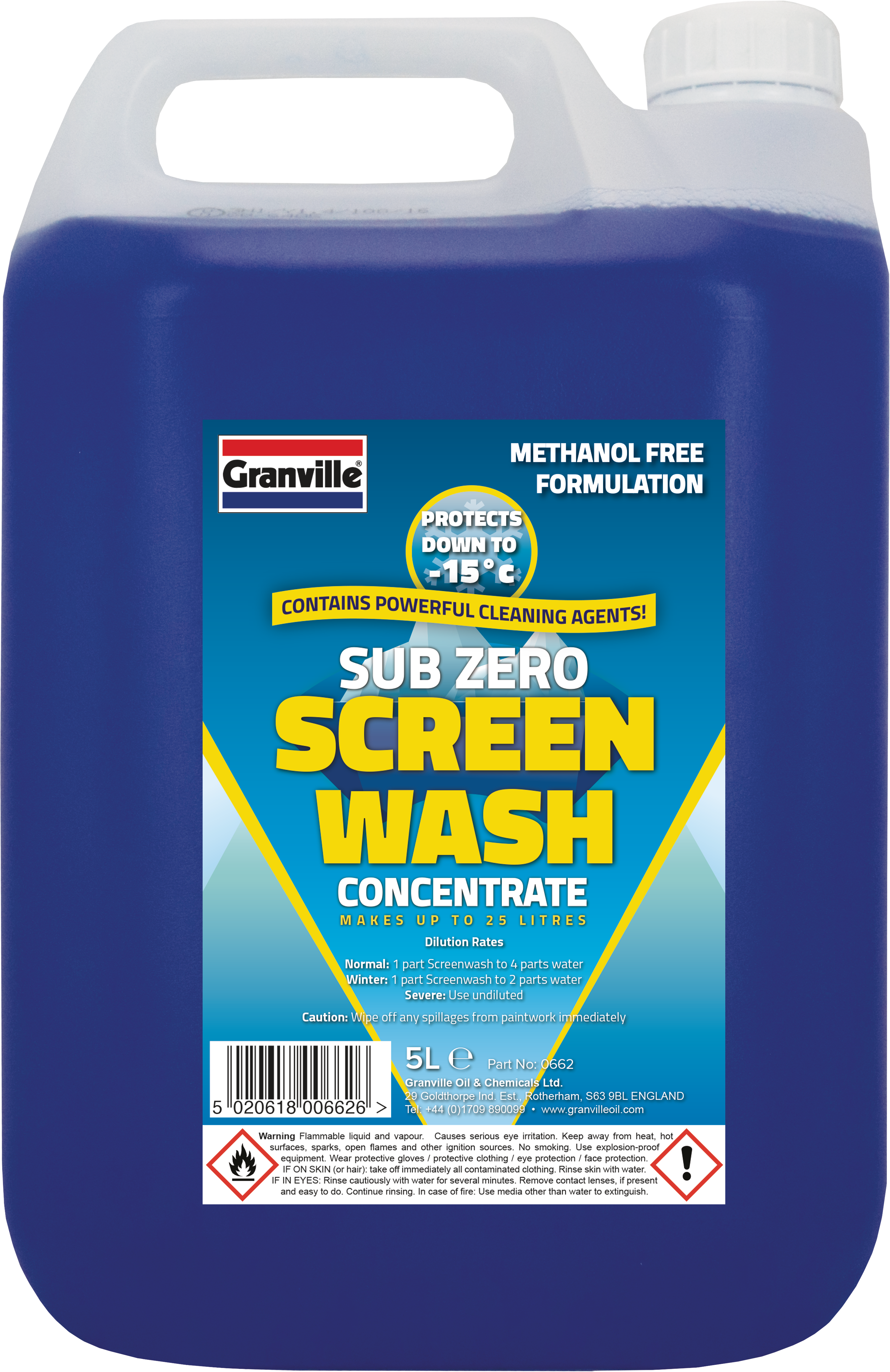 Granville Sub Zero -15 Screenwash