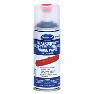 2K AeroSpray High Temp Ceramic Engine Paint Gloss Red