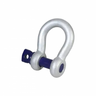 BLUE PIN STANDARD BOW SHACKLES WITH SCREW PIN