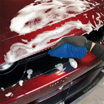Chenille Microfiber Car Wash Mitt - Image 5