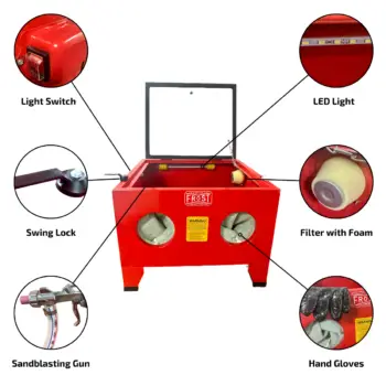 Frost Sand Blast Cabinet 90L