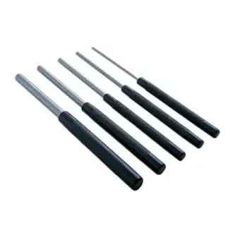 Parallel Pin Punch Set, Imperial 5pc