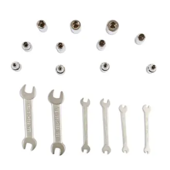 BA Spanner & Socket Set 1/4"D (17 piece) - Image 2