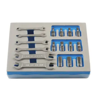 BA Spanner & Socket Set 1/4"D (17 piece)