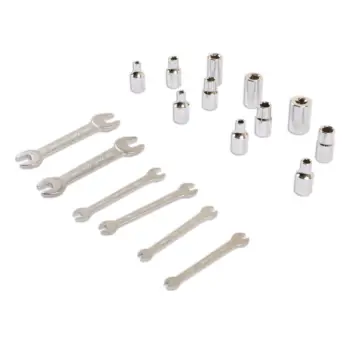 BA Spanner & Socket Set 1/4"D (17 piece)