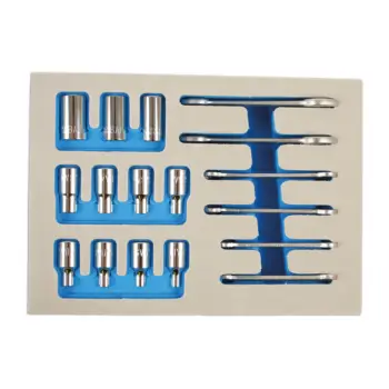 BA Spanner & Socket Set 1/4"D (17 piece)