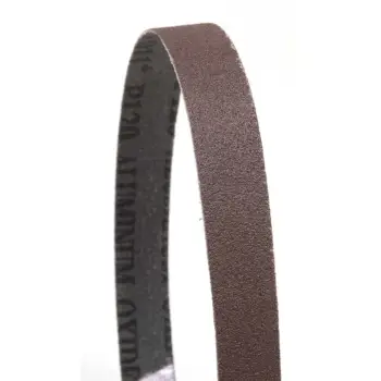 10 Pack 3/4x20-1/2 Aluminum Oxide 120 Grit Abrasive Belts