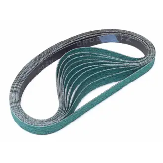 10 Pack 1/2×18 Zirconia 120 Grit Abrasive Belts