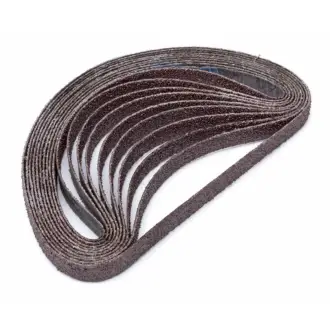 10 Pack 1/2×18 Aluminum Oxide 40 Grit Abrasive Belts