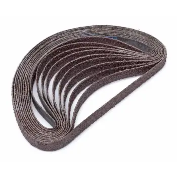 10 Pack 1/2×18 Aluminum Oxide 40 Grit Abrasive Belts