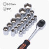 1/2" Dr. Socket Set (32 Piece)