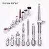 1/2" & 3/8" & 1/4" Dr. Socket Set (132 Piece)