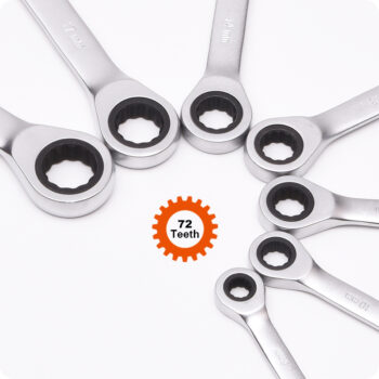 Fixed Combination Gear Spanner Set (7 Piece)