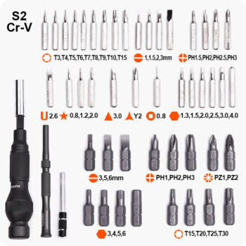 CR-V Screwdriver Bits Set (50 Piece)