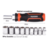 Ratchet Screwdriver & Bits Set (28 Piece)