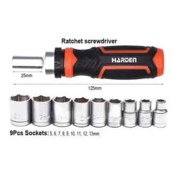 Ratchet Screwdriver & Bits Set (28 Piece)