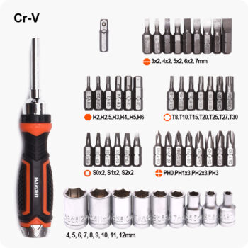 Ratchet Screwdriver Set (47 Piece)