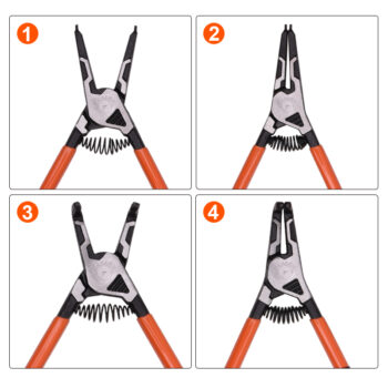 Circlip Pliers Set (4 Piece)