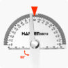 Stainless Steel Bevel Protractor (90x150mm)