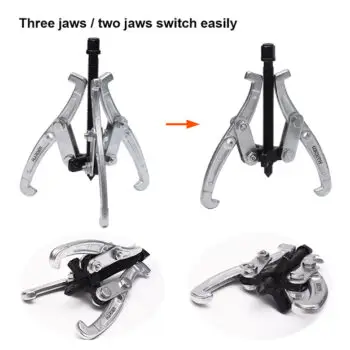 2 in 1 (3 & 4) Jaws Gear Puller 8" - Image 2
