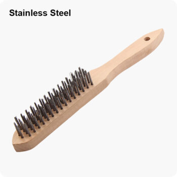 Stainless Steel Wire Brush (4 Rows of Wires) - Image 2