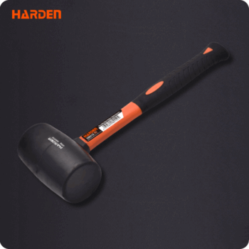 Rubber Mallet with Fiberglass Handle (680g/24oz)