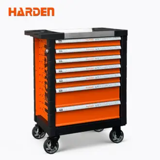 7 Drawer Roller Tool Cabinet with Brake 765x465x985mm Heavy Duty Lockable Workshop Storage