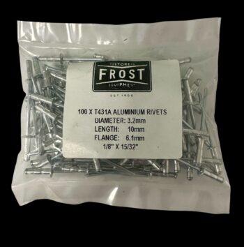 ALUMINIUM RIVETS 1/8" x 15/32" (3.2mm x 10mm)