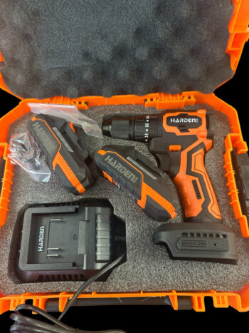 20V Brushless Cordless Drill with 2 Batteries - Image 3