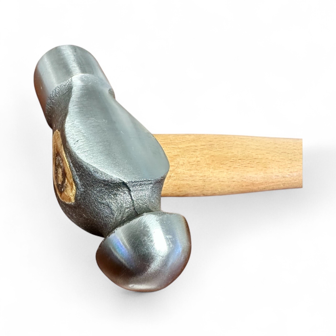 Ball Pein Hammer with Oak Wood Handle (450g/1lb) - Image 3