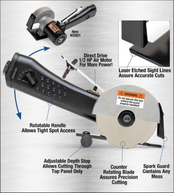 Eastwood Elite Panel Metal Cutting Saw - Image 4