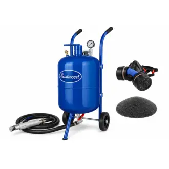 100lb Pressure Blaster Kit Sandblaster with Hose Nozzles & Accessories for Rust Paint Removal