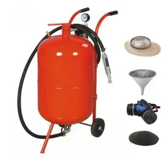 20 Gallon Heavy-Duty Sandblaster Kit – Industrial Rust & Paint Removal