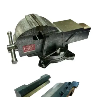 5″ Heavy Duty Swivel Base Bench Vice with Anvil & Brake Die Vice Mount Set – Bundle